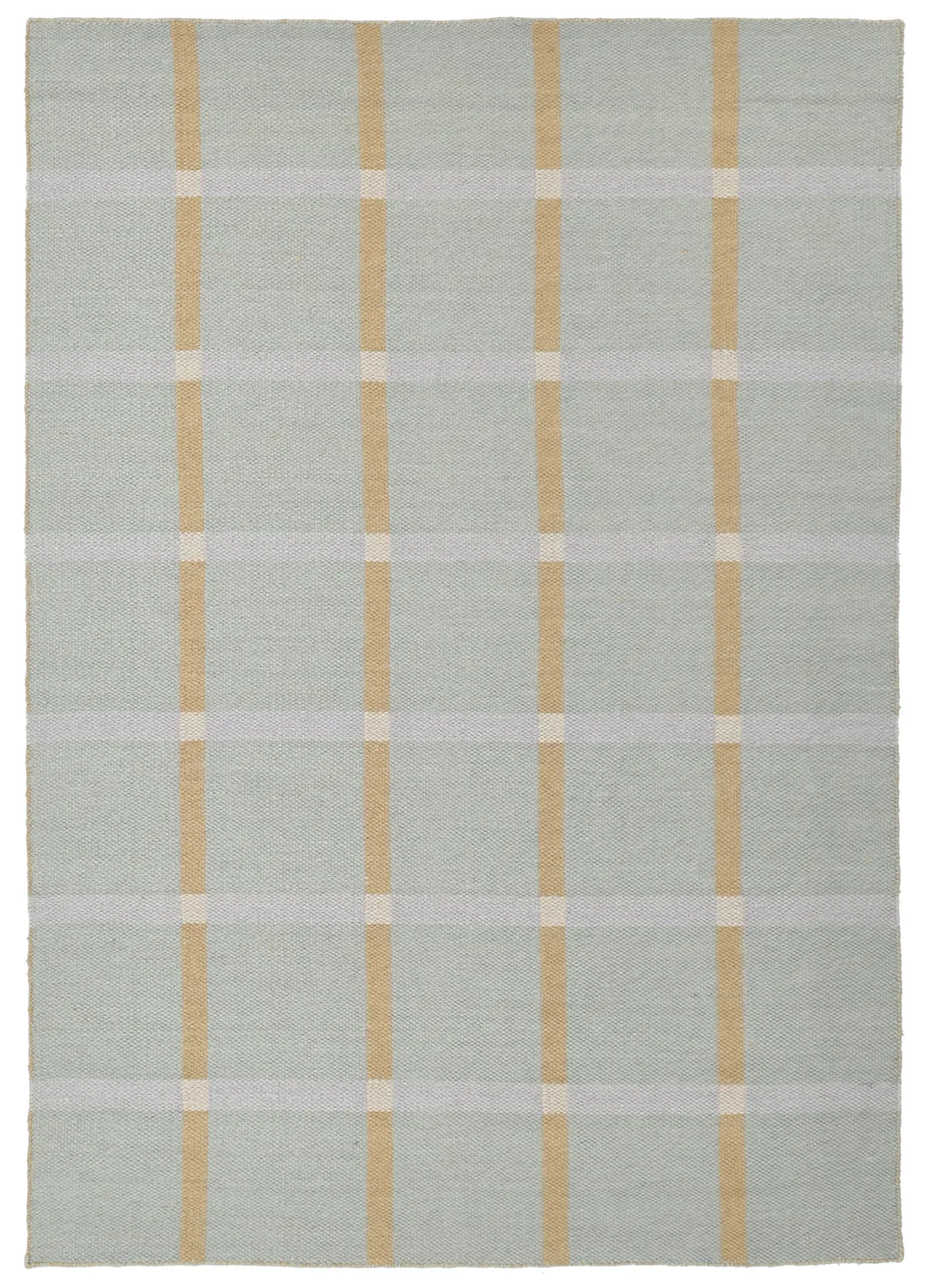 Wollen-vloerkleed - Gingham (no. 6)