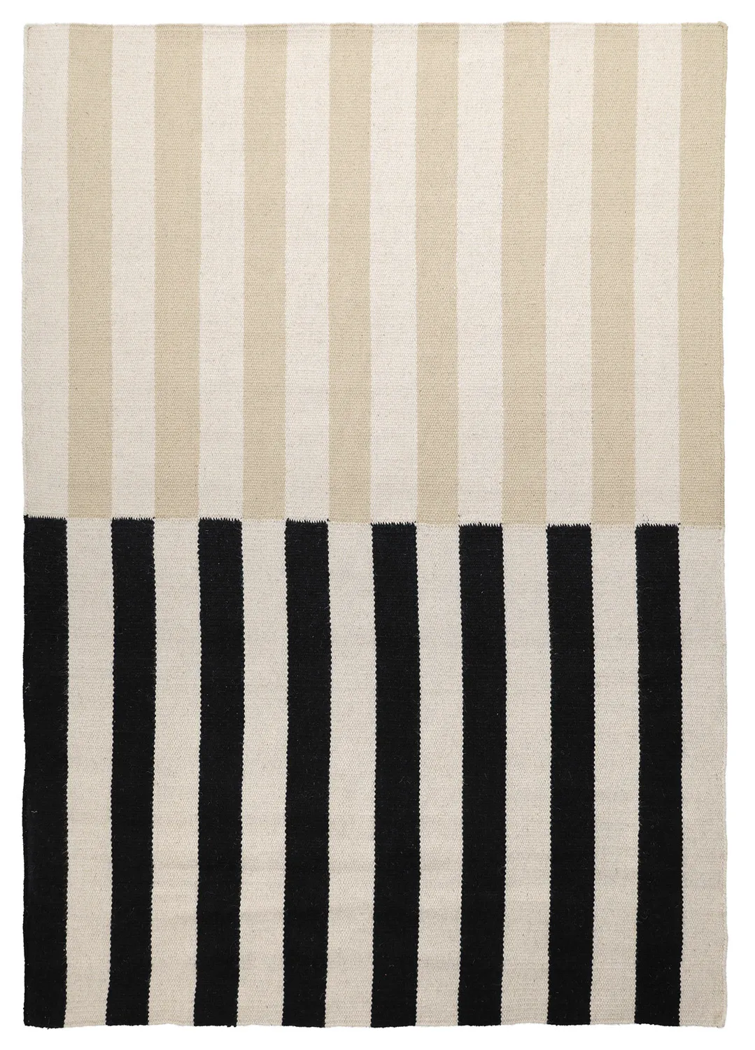Wollen-vloerkleed - Peniche (crème/beige)