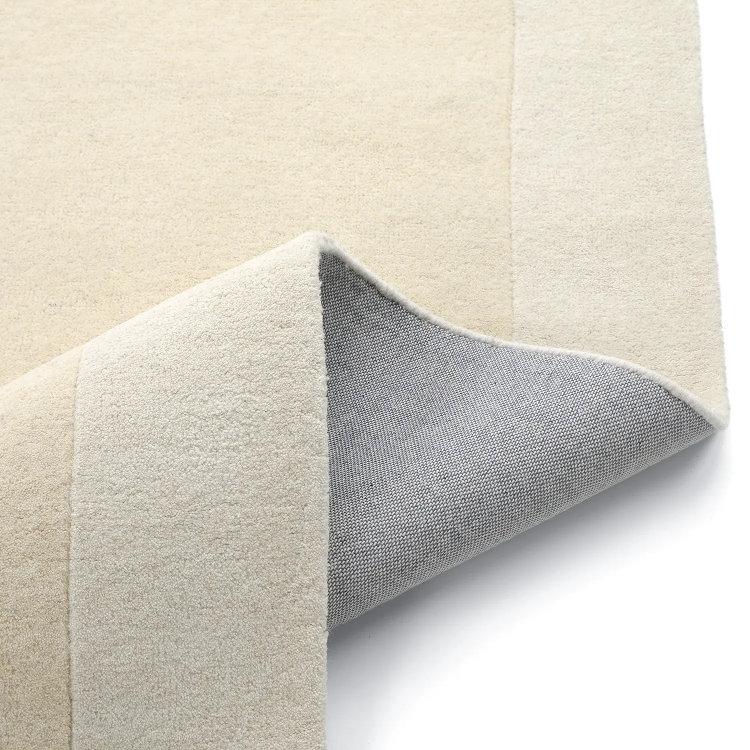 Wollen-vloerkleed - Puri Hand Tufted Wool Premium (crème/wit)