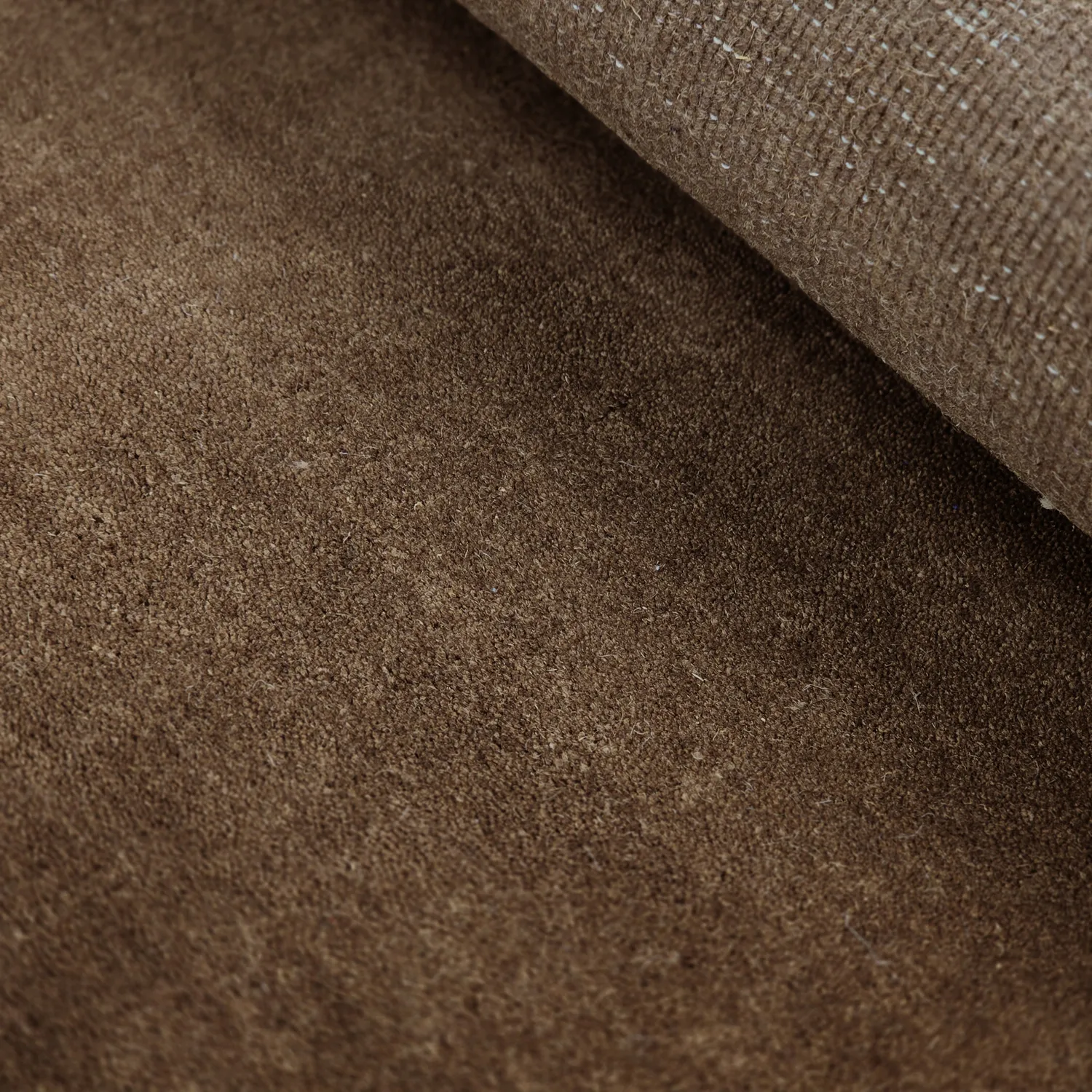 Wollen-vloerkleed - Rozel Handloom Wool Premium (bruin)