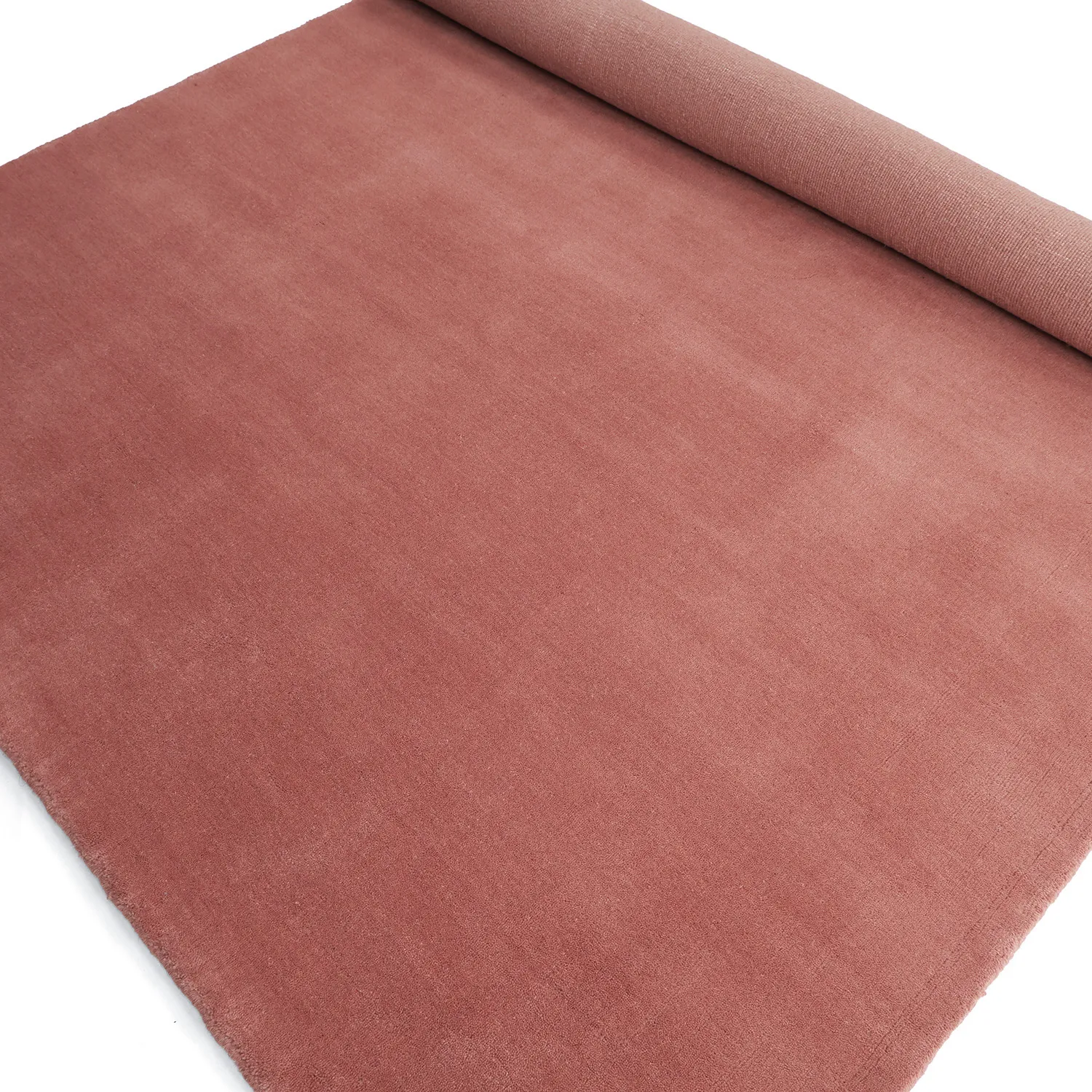 Wollen-vloerkleed - Rozel Handloom Wool Premium (stofrood)