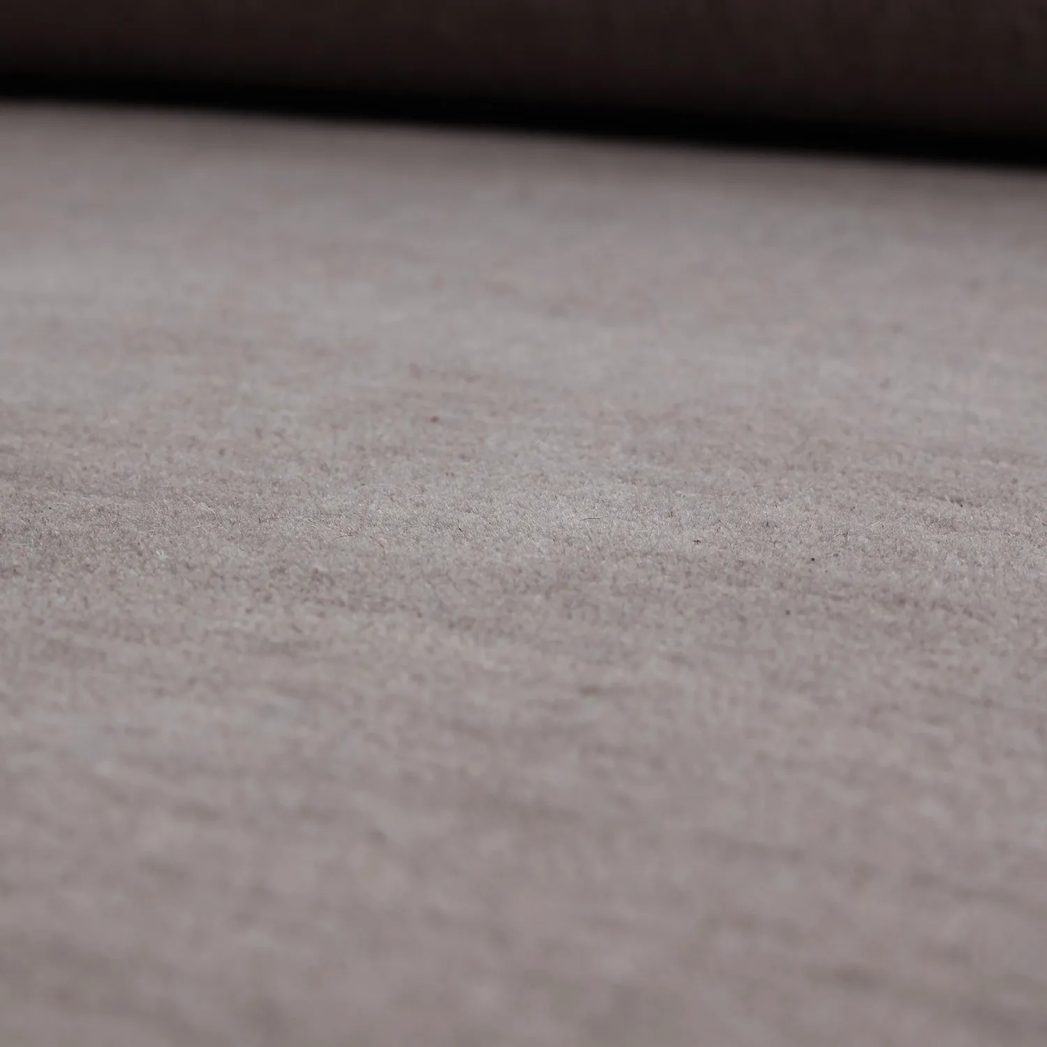 Wollen-vloerkleed - Rozel Handloom Wool Premium (licht taupe)