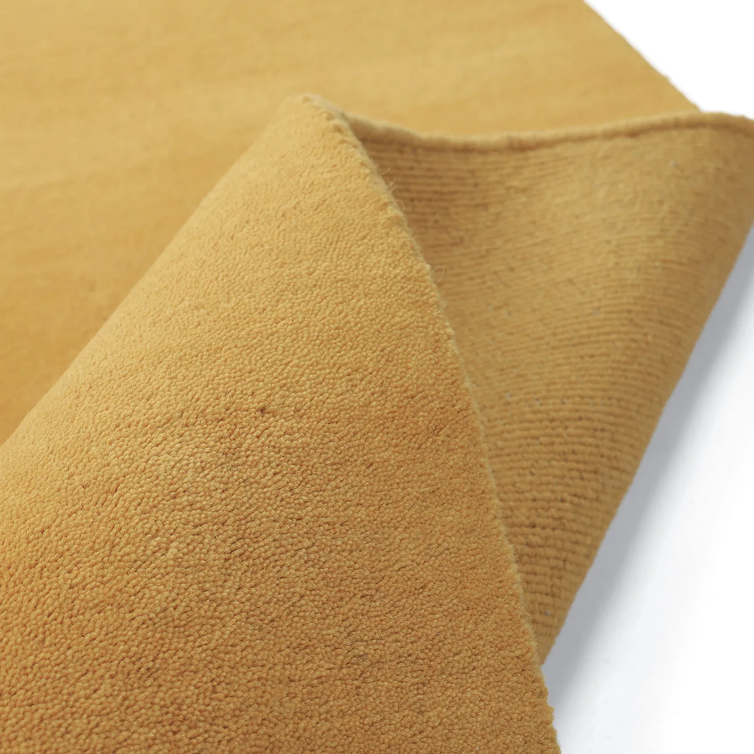 Wollen-vloerkleed - Rozel Handloom Wool Premium (oker)