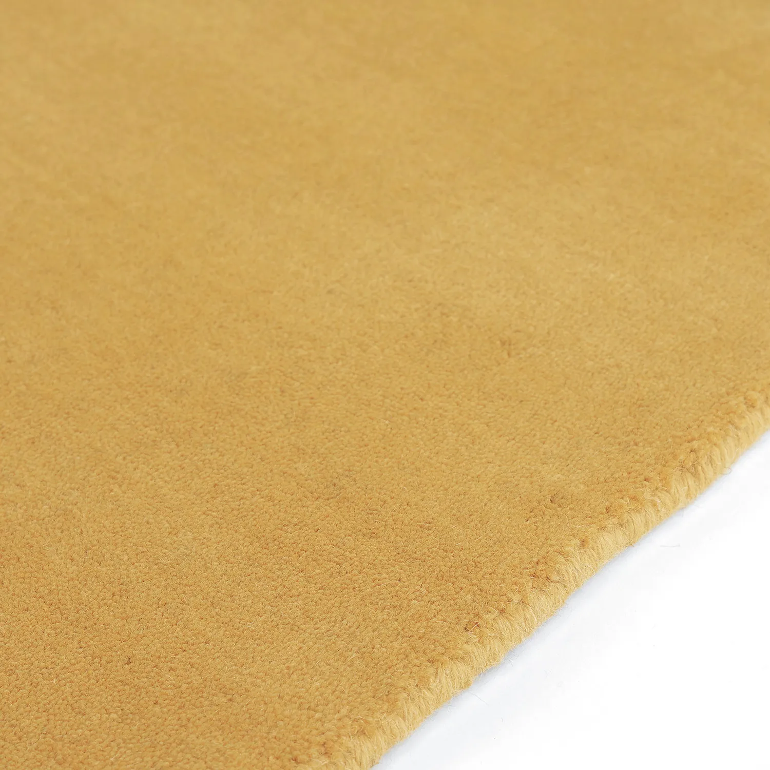 Wollen-vloerkleed - Rozel Handloom Wool Premium (oker)