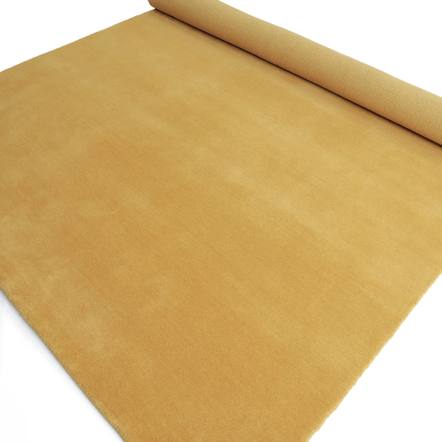 Wollen-vloerkleed - Rozel Handloom Wool Premium (oker)
