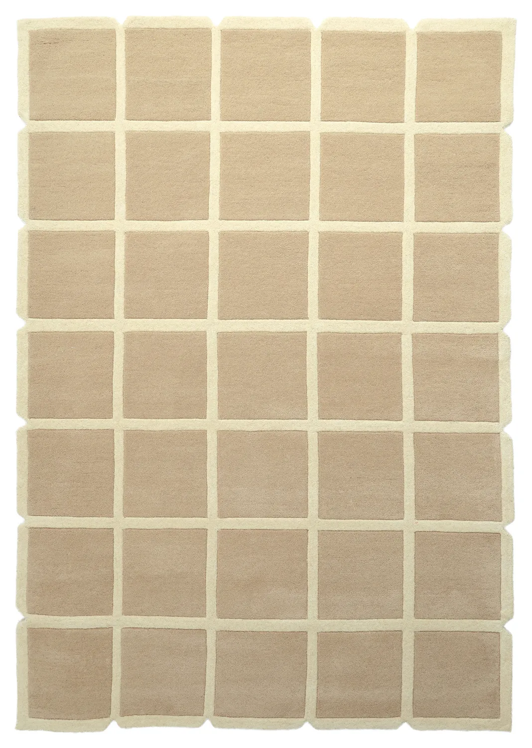 Wollen-vloerkleed - Syl Hand Tufted Wool Premium (beige/crème)