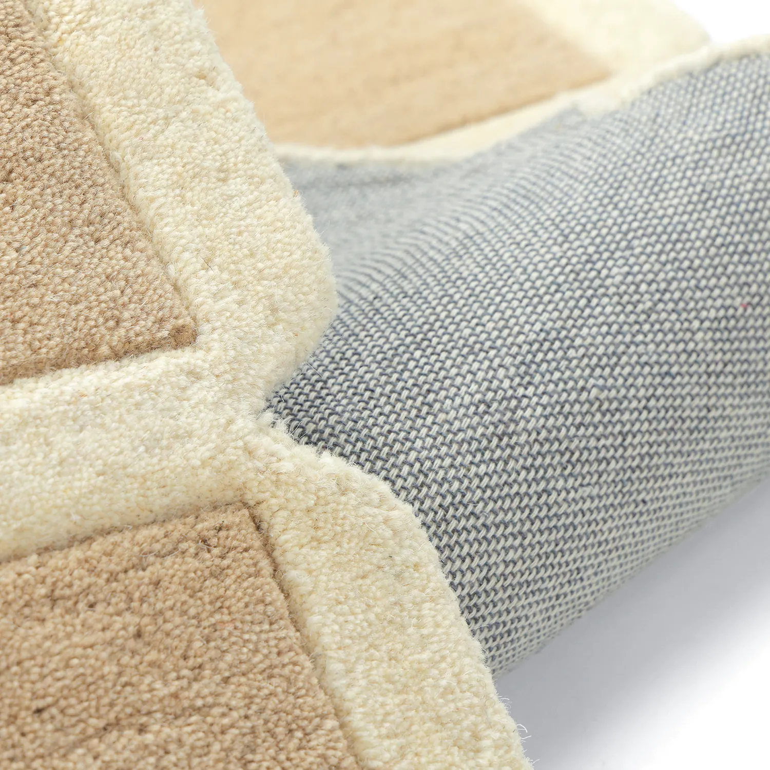 Wollen-vloerkleed - Syl Hand Tufted Wool Premium (beige/crème)