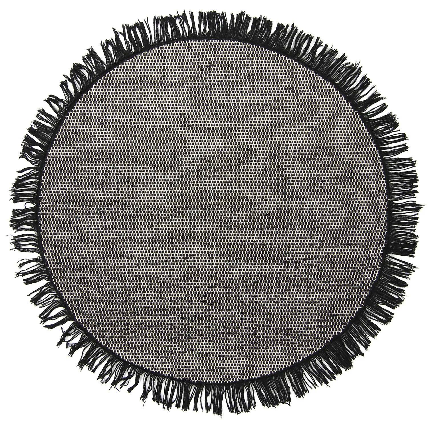 Ronde vloerkleden - Pike (zwart)
