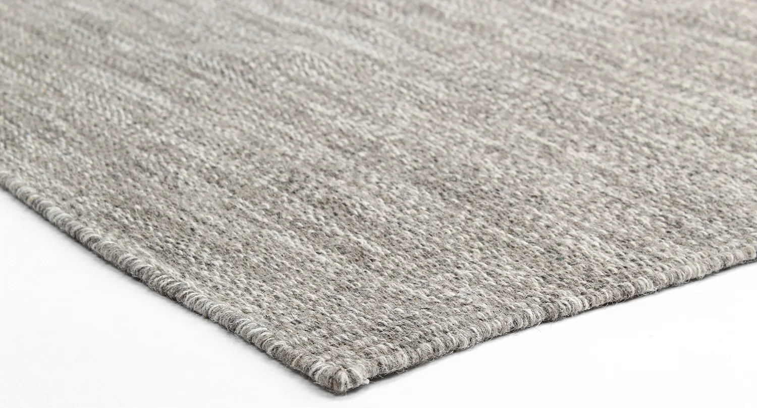 Wollen-vloerkleed - Dhurry (beige)