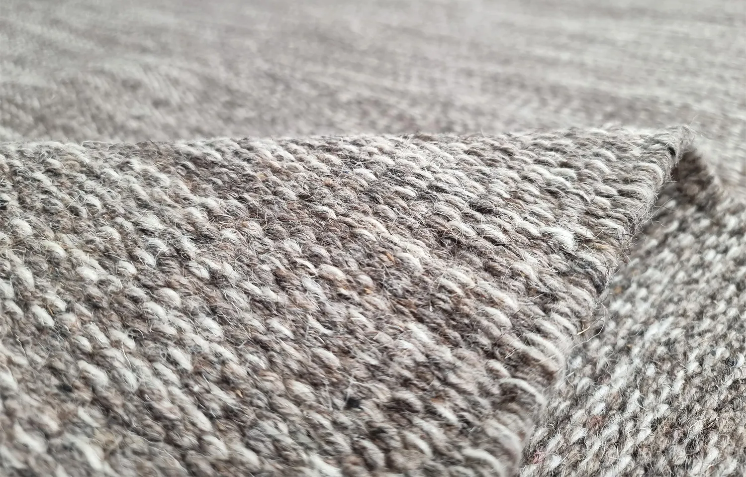 Wollen-vloerkleed - Dhurry (beige)