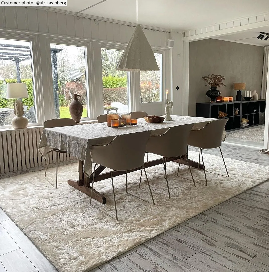 Hoogpolig vloerkleed - Aranga Super Soft Fur (beige)