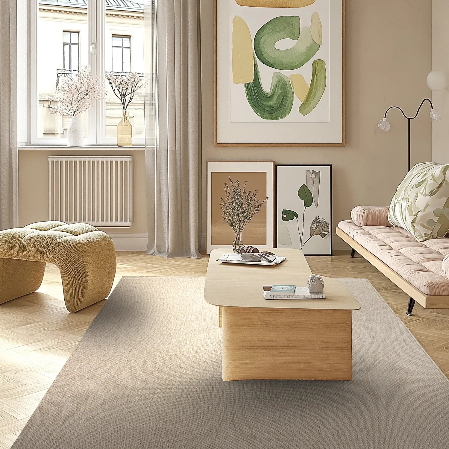 Vloerkleden voor binnen en buiten - Bennett (beige)
