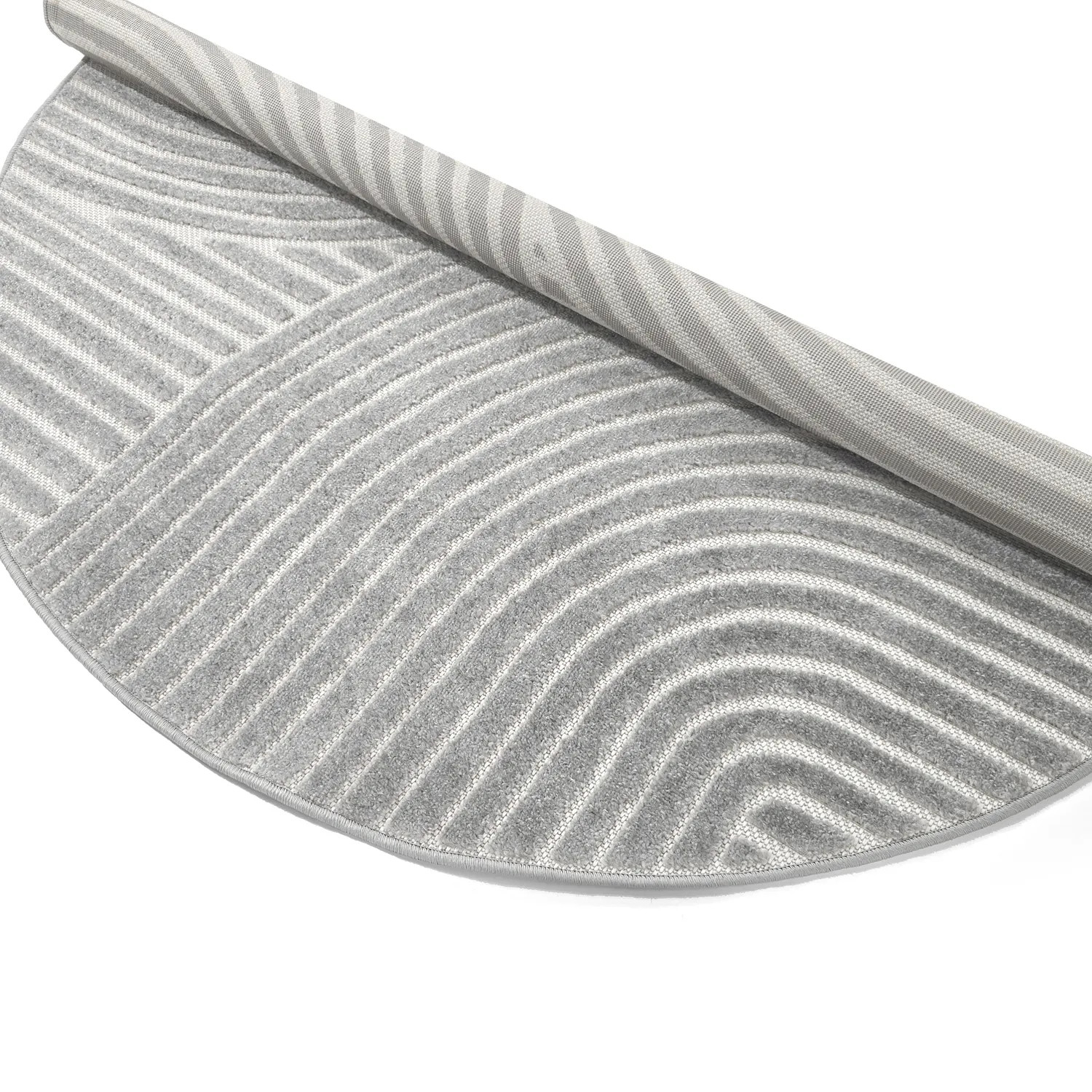 Rond vloerkleed - Indoor/Outdoor Devon (grijs)