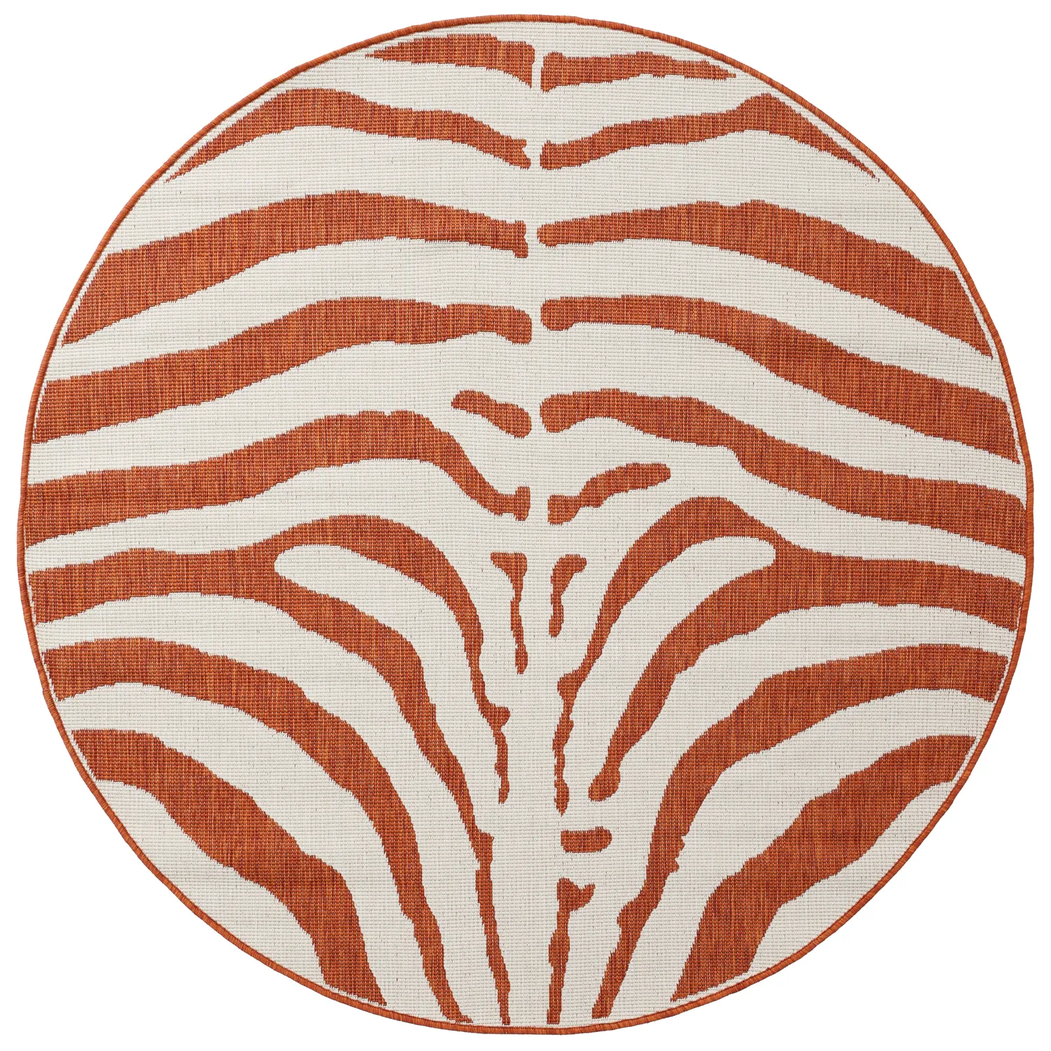 Rond vloerkleed - Indoor/Outdoor Winona (oranje)