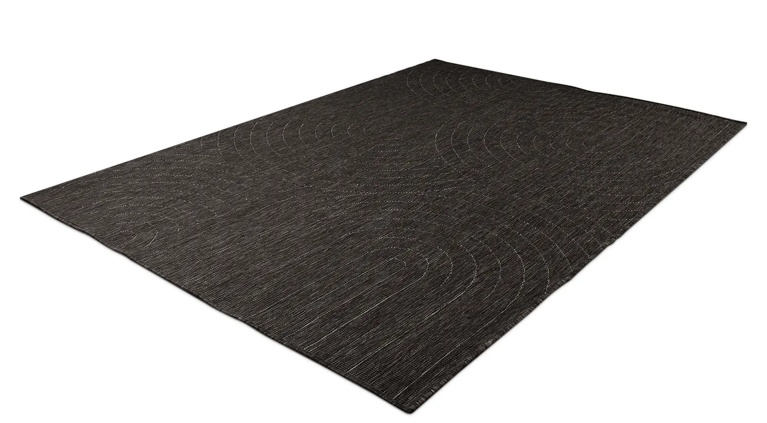 Vloerkleden voor binnen en buiten - Hayden (zwart)