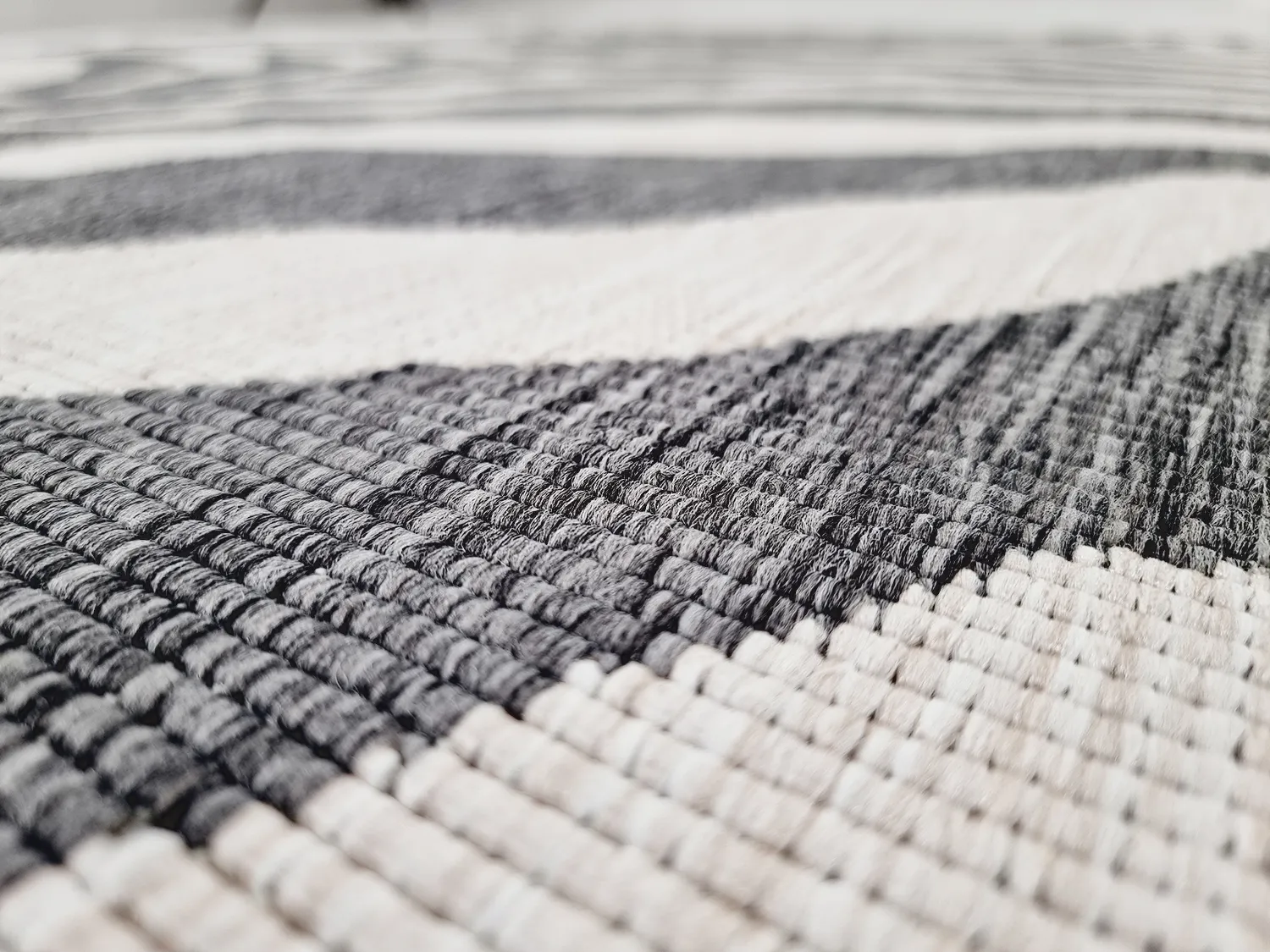 Vloerkleden voor binnen en buiten - Winona (zwart)