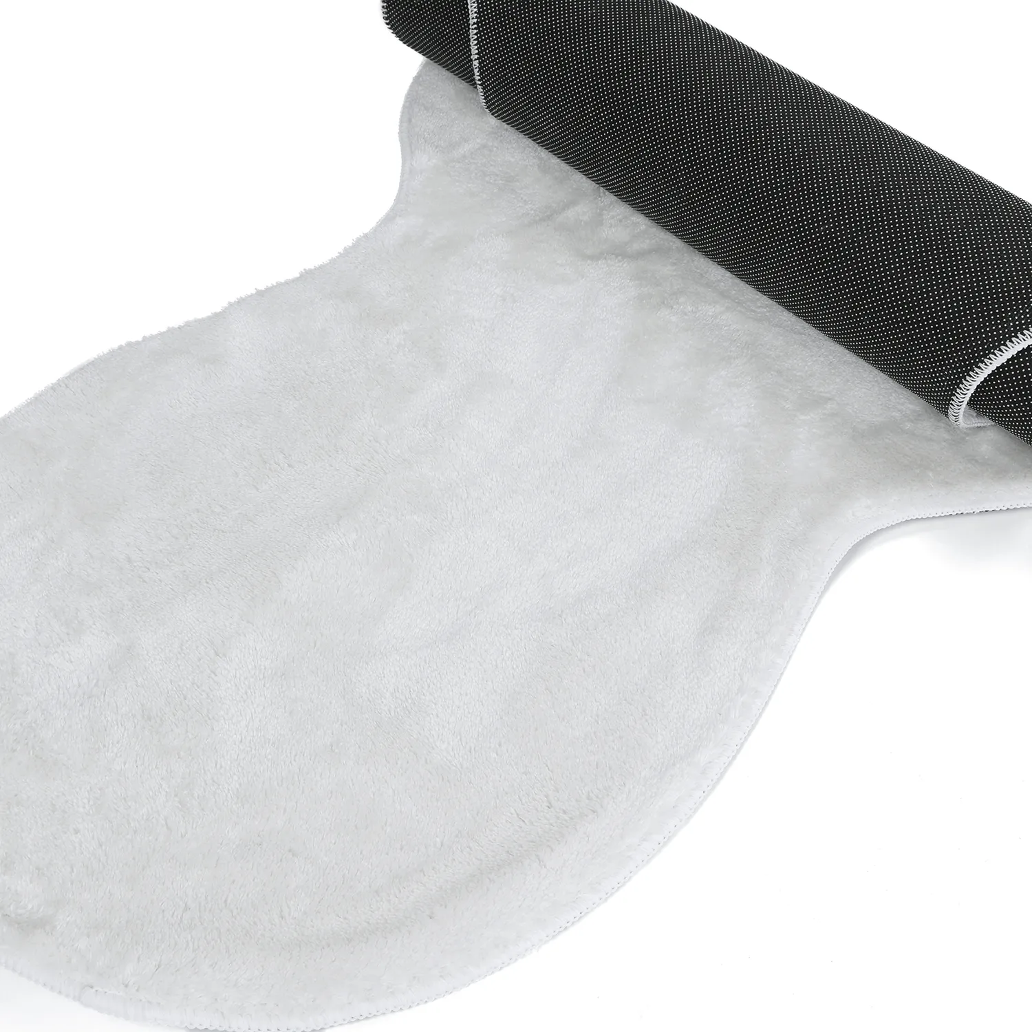 Golvend Loper Vloerkleed - Aranga Super Soft Fur (wit)