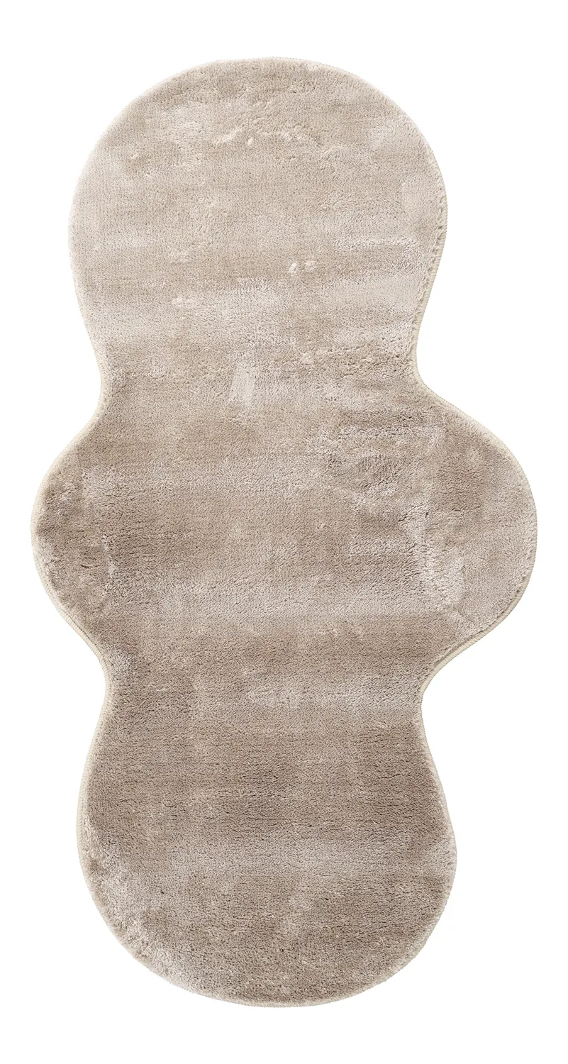 Golvend Loper Vloerkleed - Aranga Super Soft Fur (bruin)