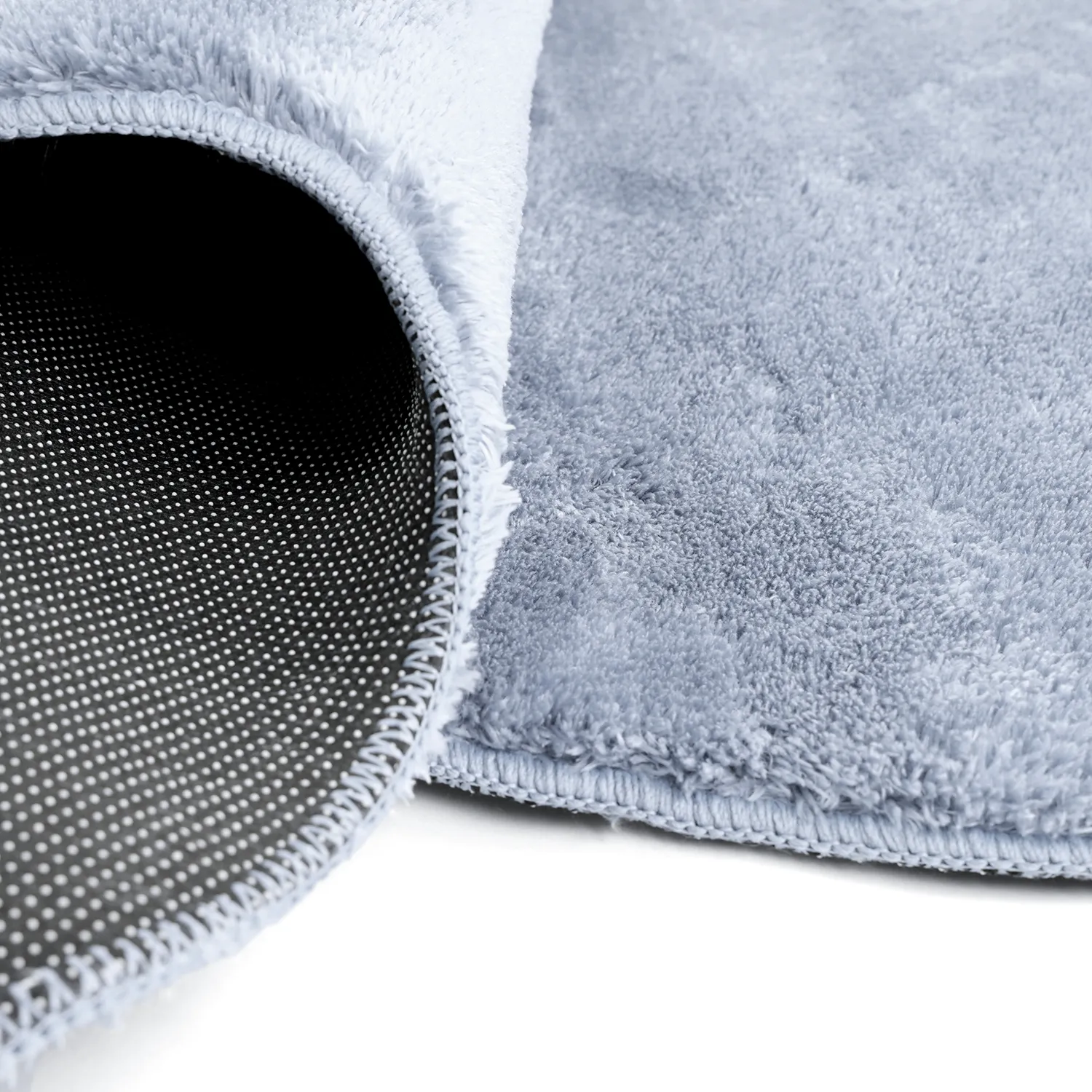 Golvend Loper Vloerkleed - Aranga Super Soft Fur (staalblauw)