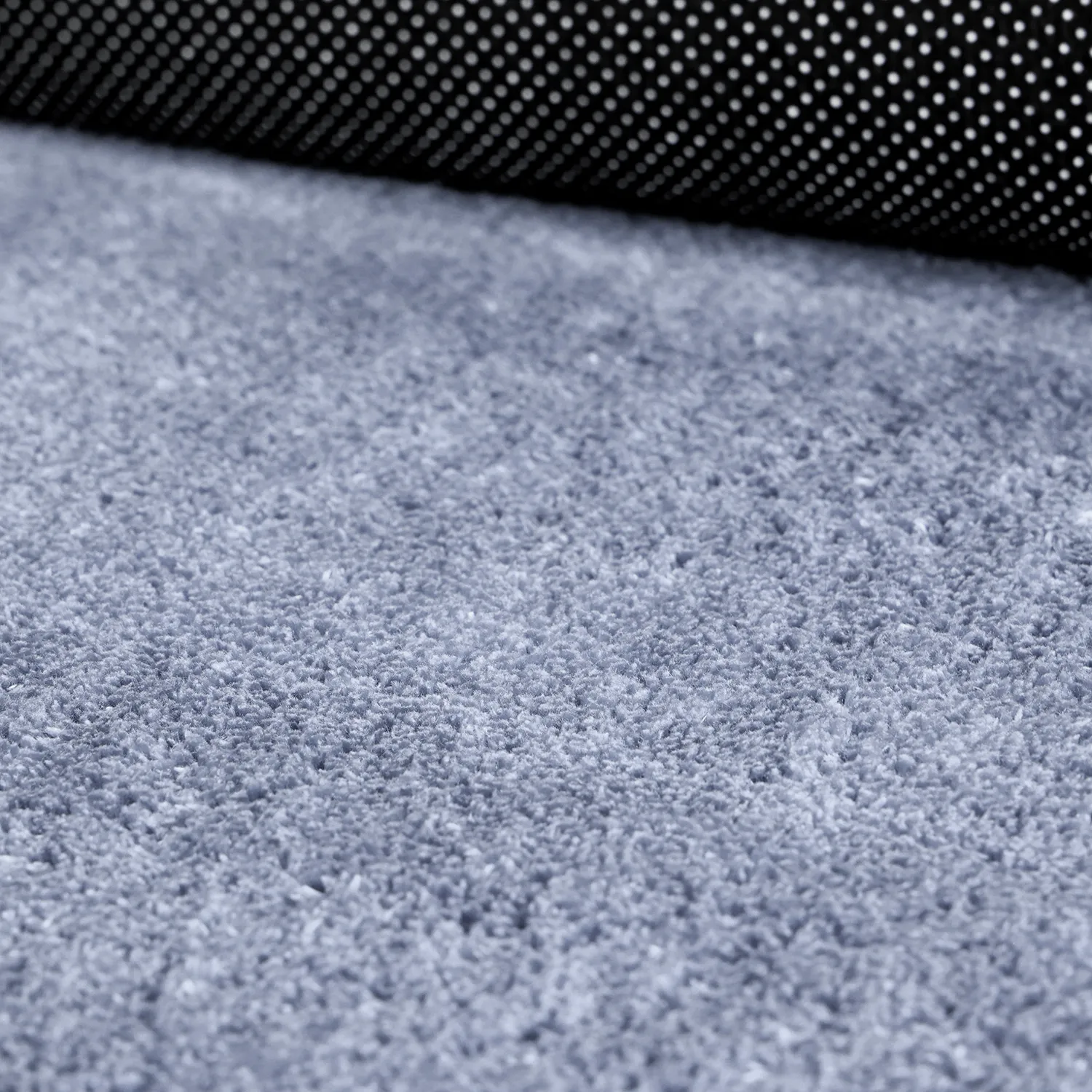 Golvend Loper Vloerkleed - Aranga Super Soft Fur (staalblauw)