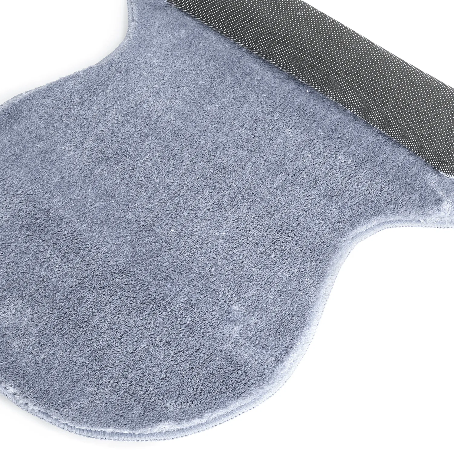 Golvend Loper Vloerkleed - Aranga Super Soft Fur (staalblauw)