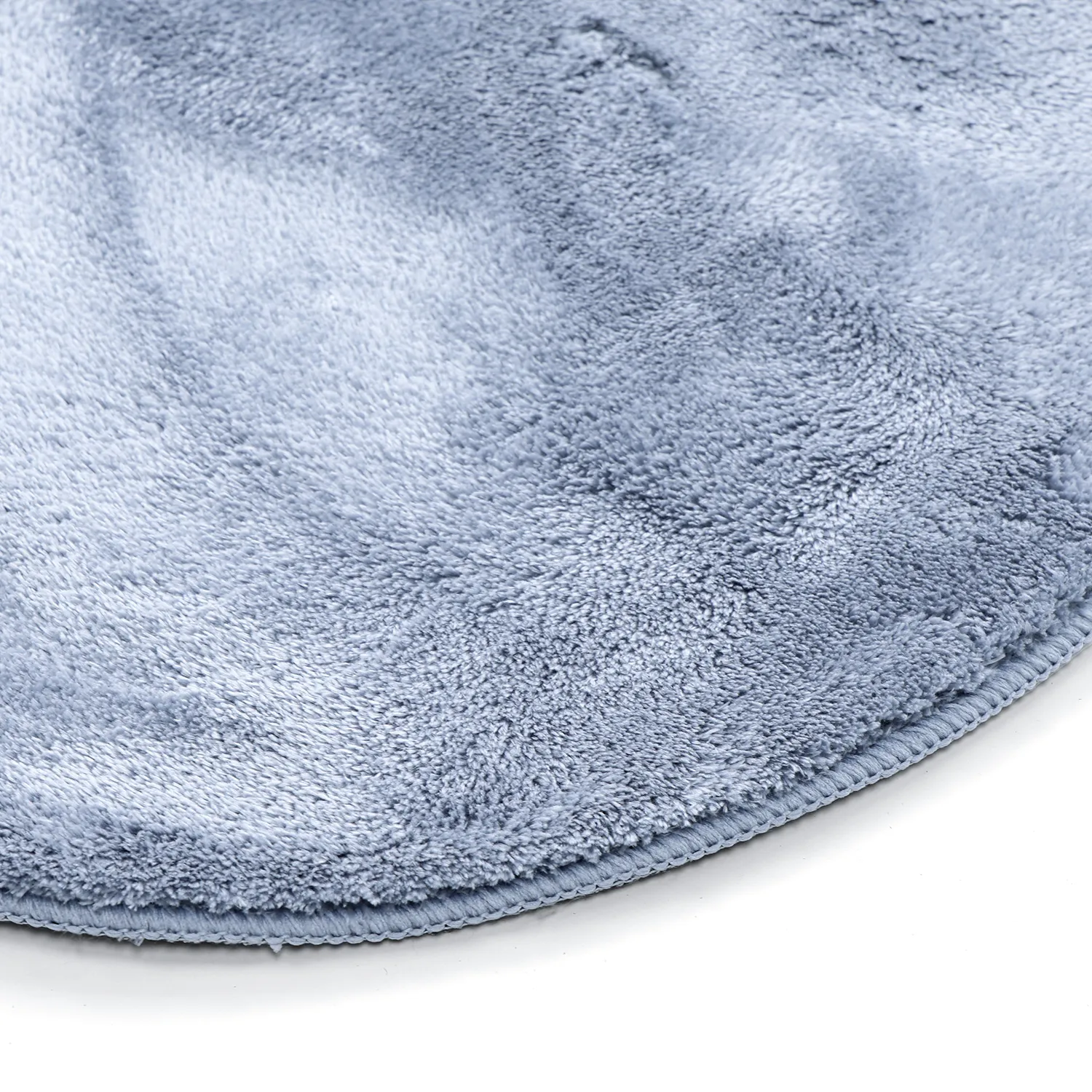 Golvend Loper Vloerkleed - Aranga Super Soft Fur (staalblauw)