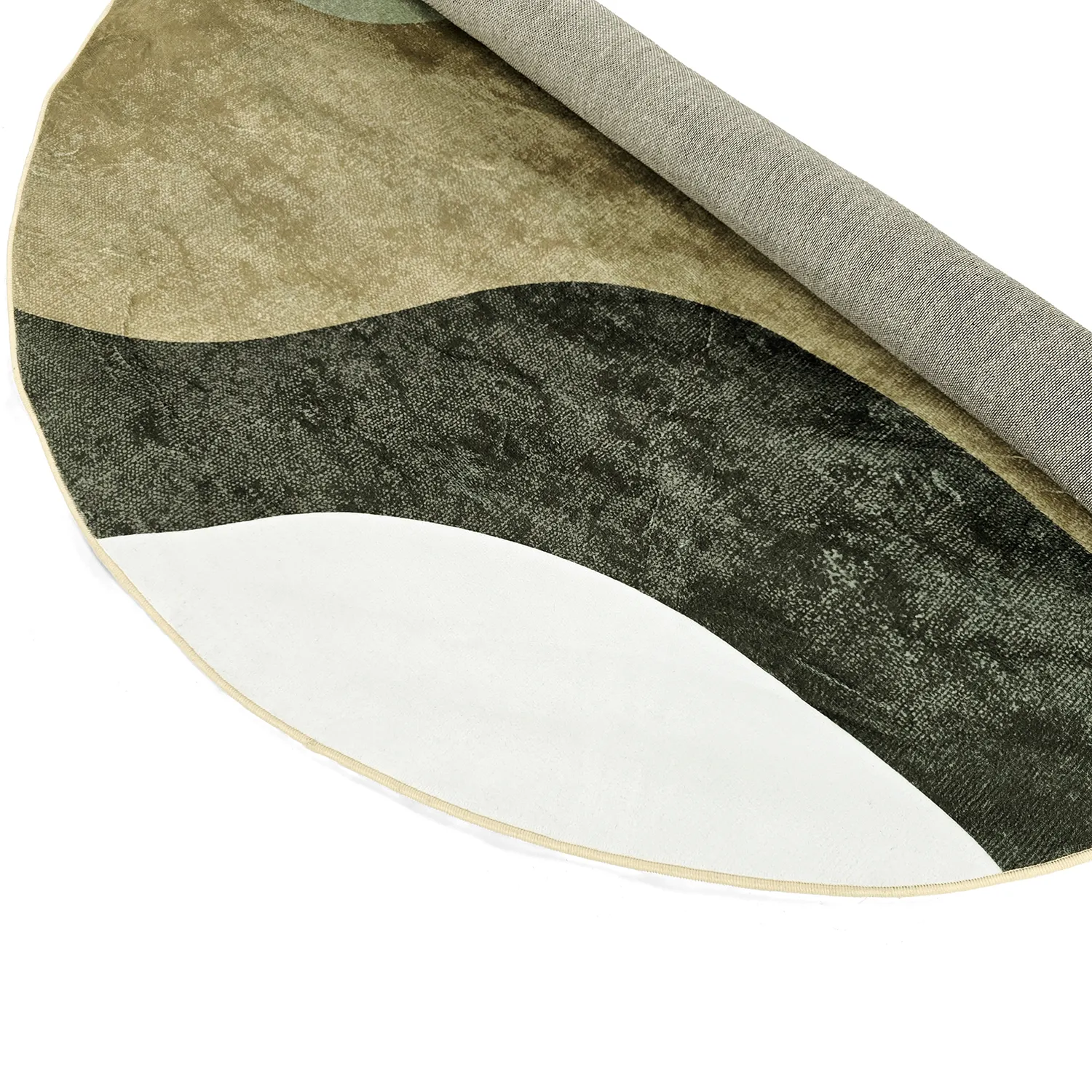 Rond vloerkleed - Barcelona (bruin)