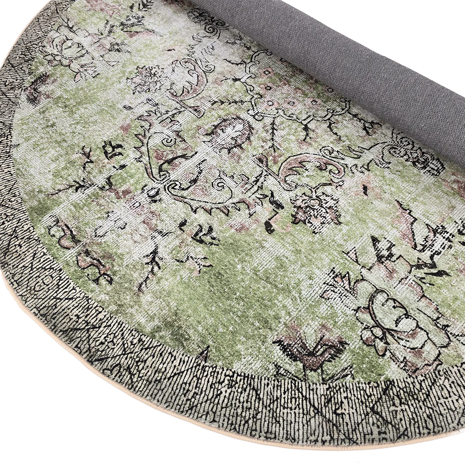 Rond vloerkleed - Rosalie (groente)
