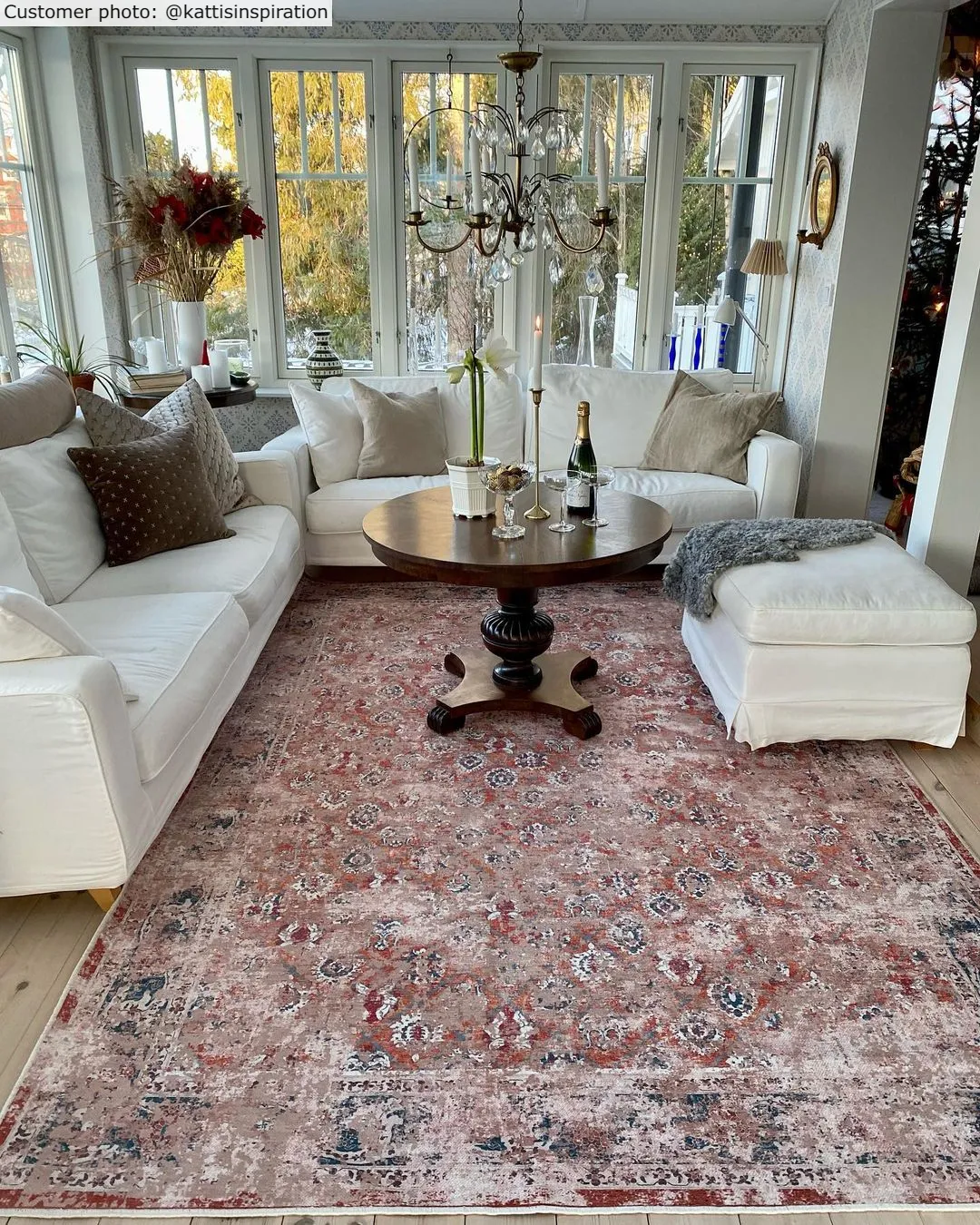 Wilton - Douz (rood/multi)