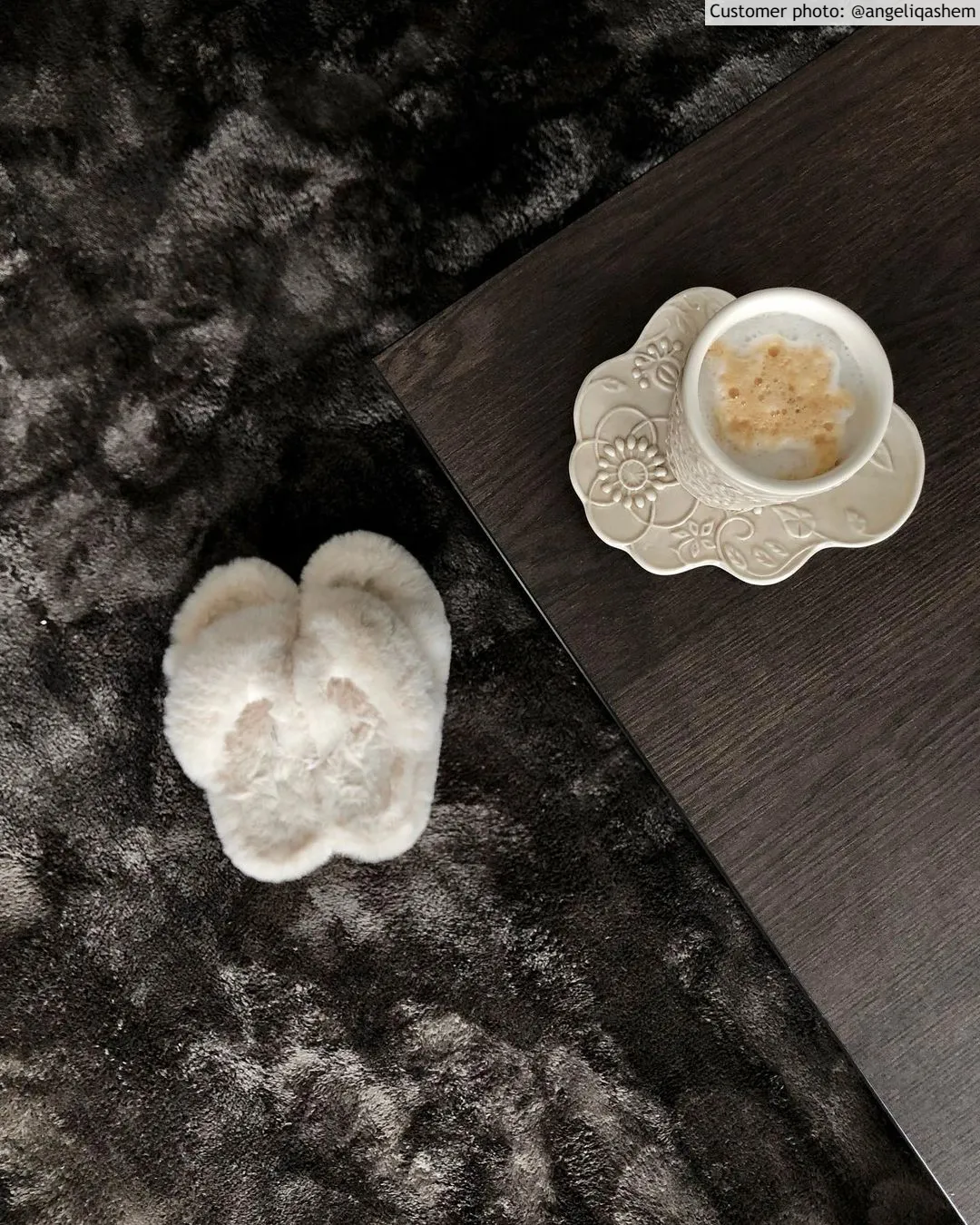 Hoogpolig vloerkleed - Aranga Super Soft Fur (antraciet)