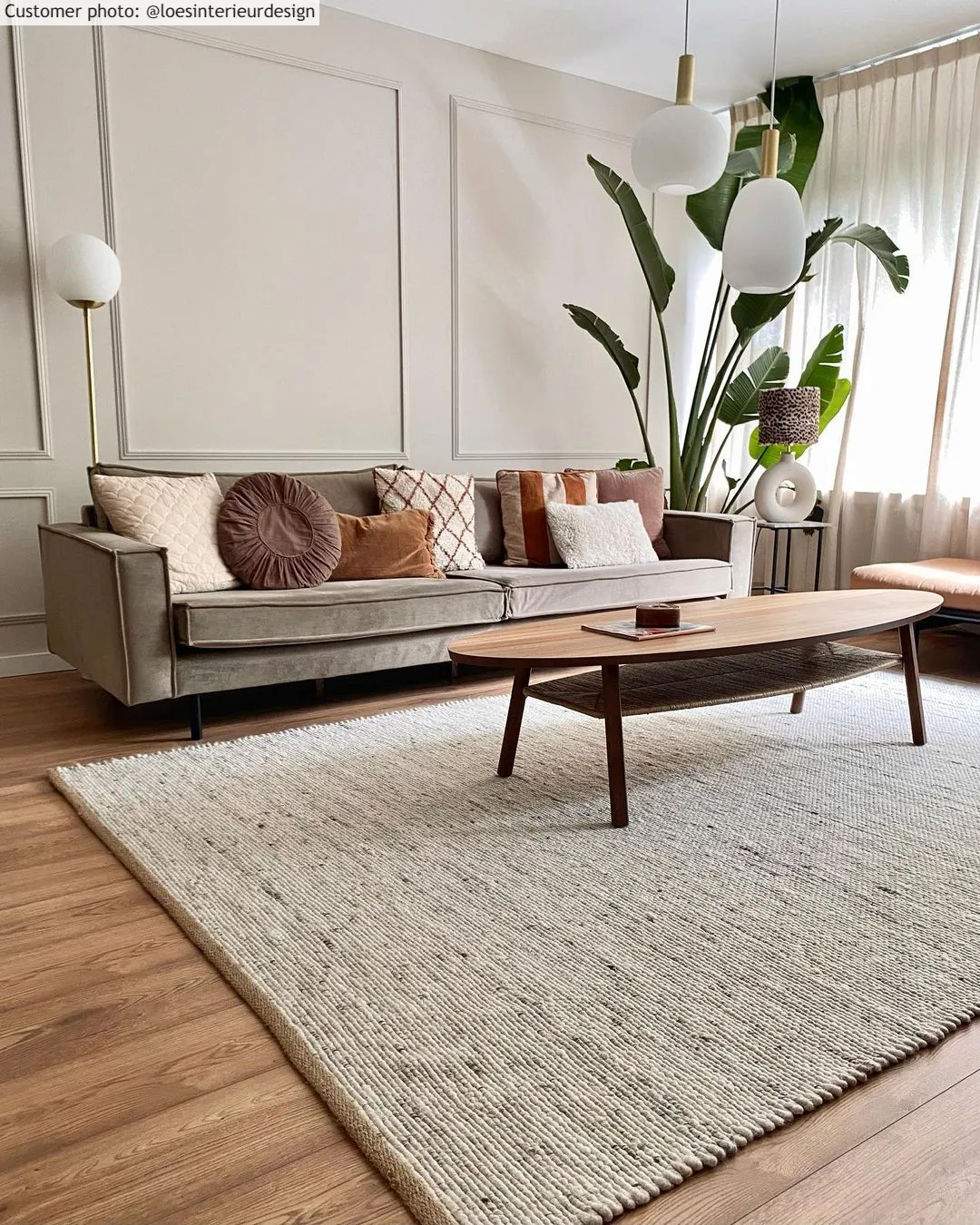 Wollen-vloerkleed - Novo (beige)
